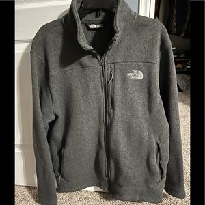 XL North Face sweater jacket